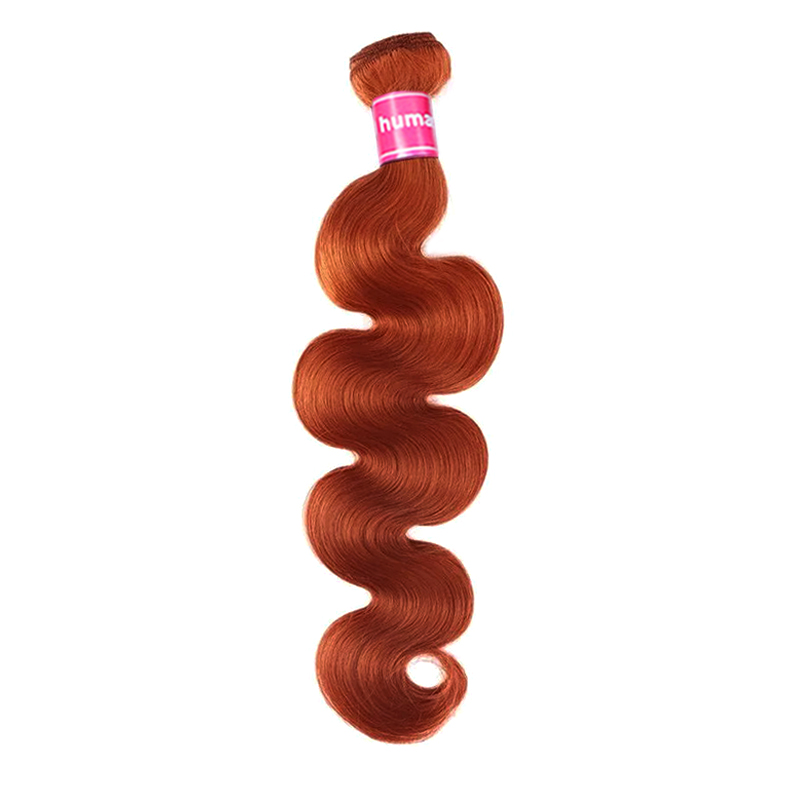 Sterly #350 Ginger Straight Hair / Body Wave Human Hair Bundles Deal