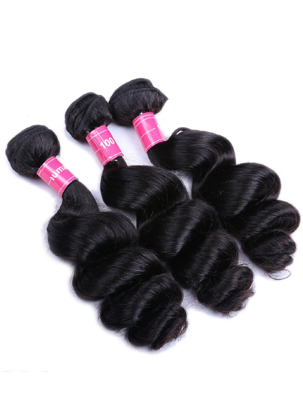 12A Bundles With Frontal | 3 Bundles Loose Wave Virgin Hair with 13×4 Transparent Lace Frontal - sterlyhair