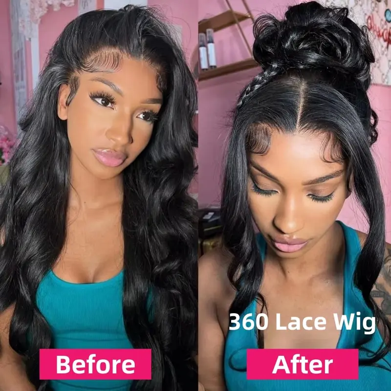 BF Limited | 360 Lace Frontal Wigs Body Wave Human Hair Wigs For Women Sterly Hair