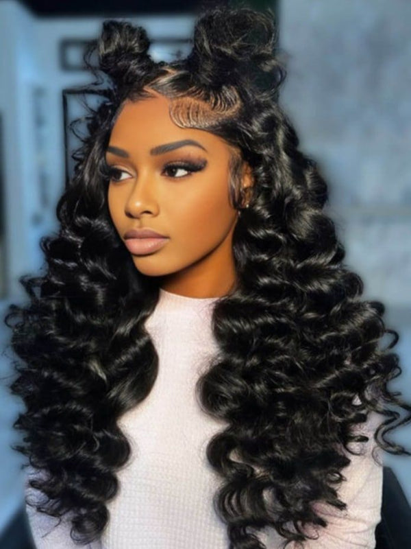 360 Lace Frontal Wigs Loose Wave Human Hair Wigs For Women Sterly Hair - sterlyhair