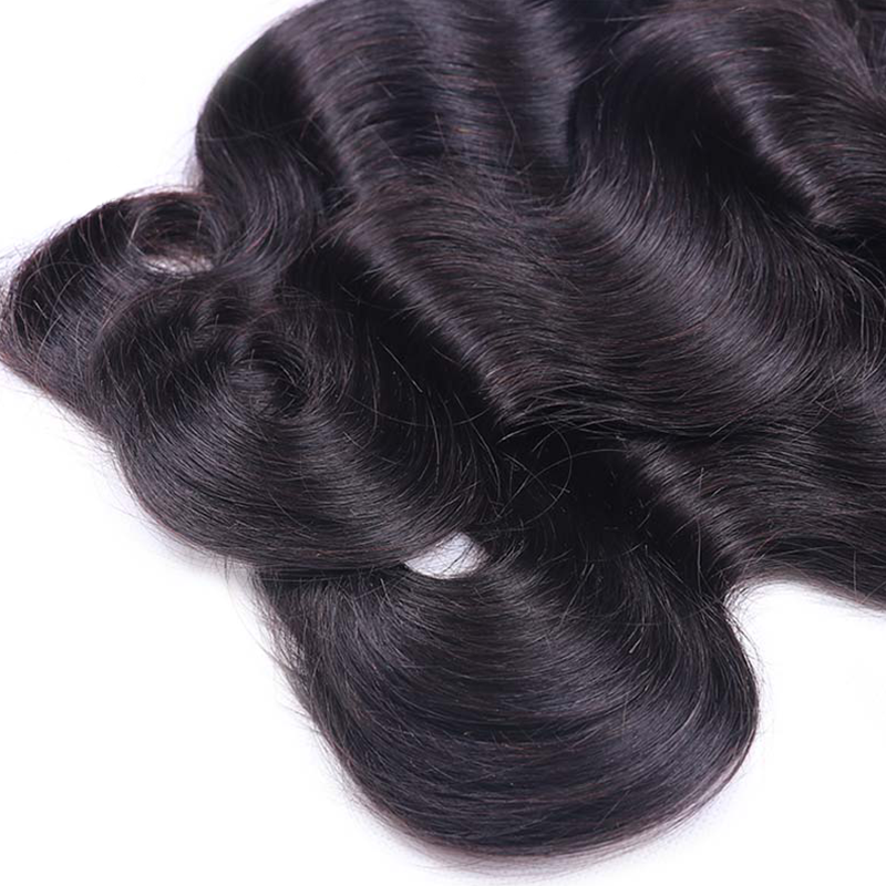 Sterly Body Wave Human Hair Bundles With  5x5 Lace Closure Remy Human Hair Bundles With Closure Frontal