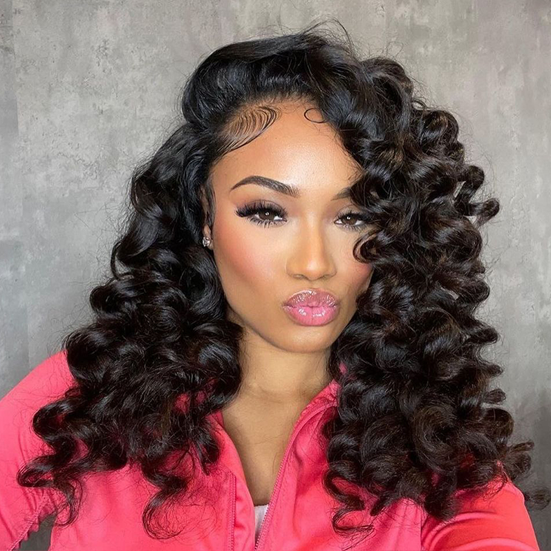 9×6 Lace Pre Everything Loose Wave Wig Glueless Invisible Lace Wig Breathable Air Cap - sterlyhair