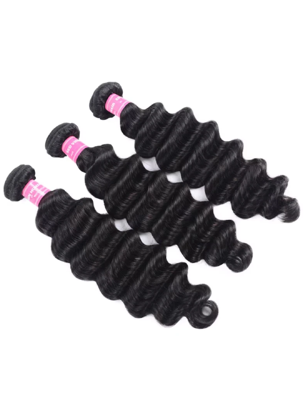 12A Bundles With Frontal | Loose Deep Wave Virgin Hair 3 Bundles with 13×4 Lace Frontal Hand-tied - sterlyhair