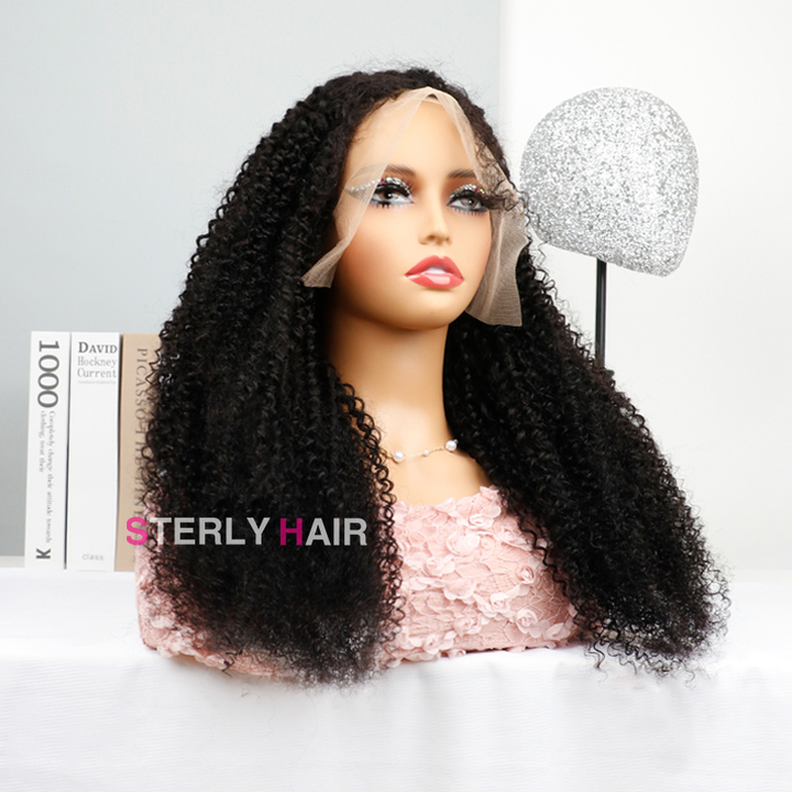 4a/4b Perfect Curls Wig Natural Coiled Hair 13x6 Wear Go Glueless Wigs Pre Bleached - sterlyhair