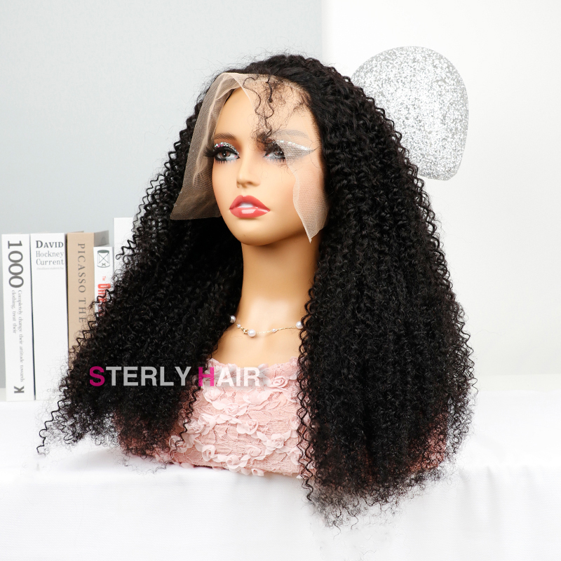 Sterly 4a/4b Perfect Curls Wig Natural Kinky Curly 5x5 Wear Go Glueless Wigs