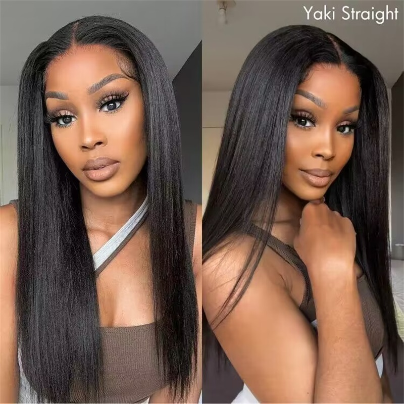 9x6 Lace Parting Max Glueless Wig Natural Kinky Straight / Yaki Straight Ready to Go Wig - sterlyhair