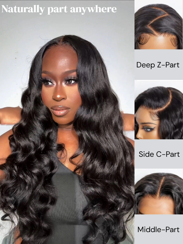 Sterly Glueless 7x6 HD Lace Wig Affordable Body Wave Lace Front Wigs Human Hair - sterlyhair