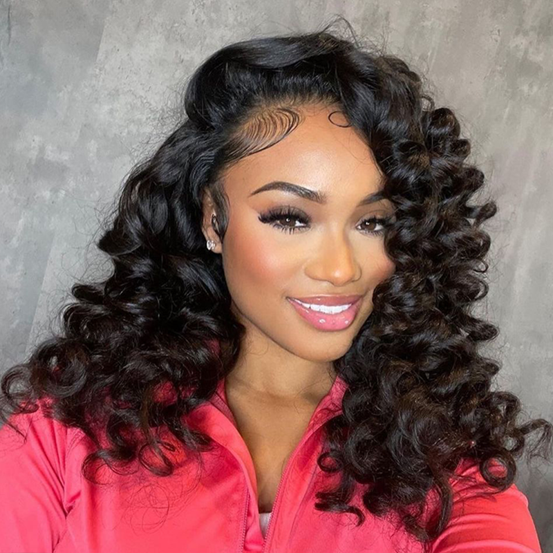 9×6 Lace Pre Everything Loose Wave Wig Glueless Invisible Lace Wig Breathable Air Cap