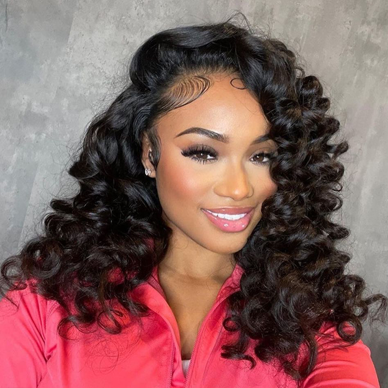 9×6 Lace Pre Everything Loose Wave Wig Glueless Invisible Lace Wig Breathable Air Cap - sterlyhair