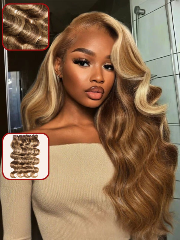 #4/27 Raw Body Wave Bundles High Quality 100% Human Hair Cuticle Aligned - sterlyhair