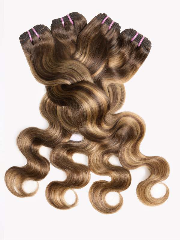 #4/27 Raw Body Wave Bundles High Quality 100% Human Hair Cuticle Aligned