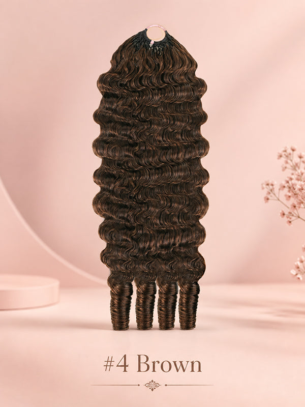 Sterly Hair Burmese Curly Feather Crochet Human Hair Extension Human Hair