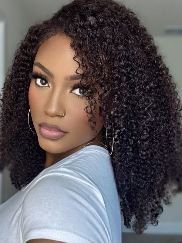 4a/4b Perfect Curls Wig Natural Coiled Hair 13x6 Wear Go Glueless Wigs Pre Bleached - sterlyhair