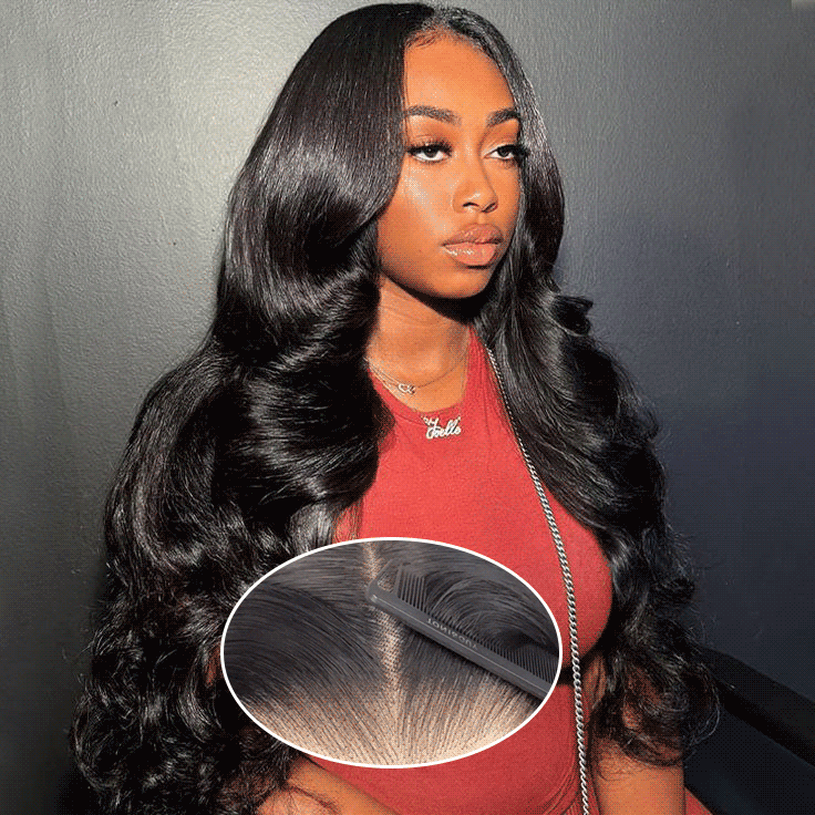 Affordable Glueless 7×6 Loose Body Wave Human Hair Wig Sterly Hair - sterlyhair