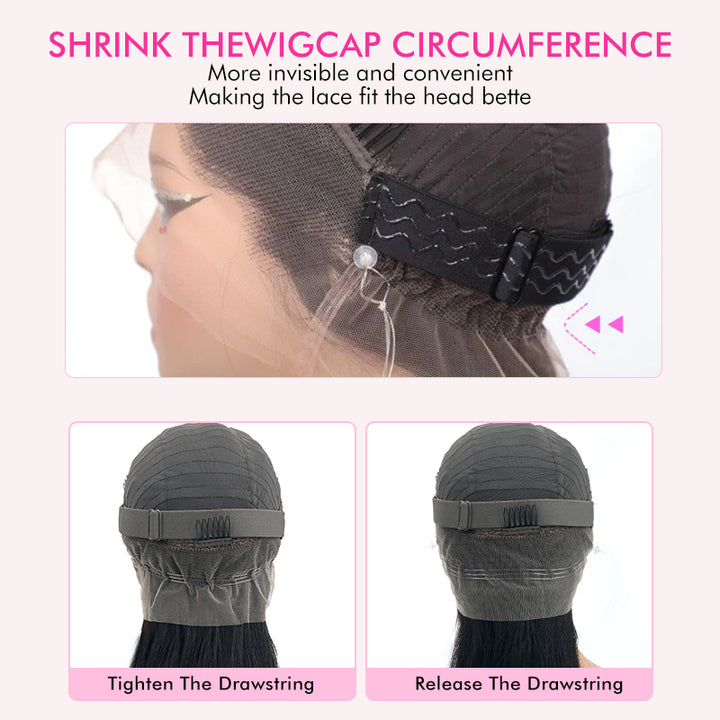 360 Lace Frontal Wigs Kinky-Straight Human Hair Wigs For Women Sterly Hair - sterlyhair
