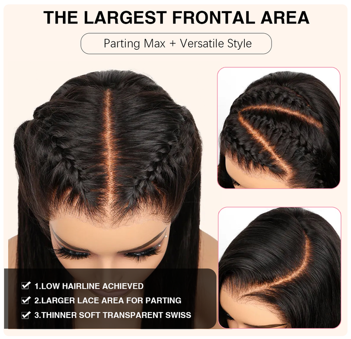 13×6 Full Lace Black Roots with 4/27 Highlight Wig Human Hair Wig - sterlyhair