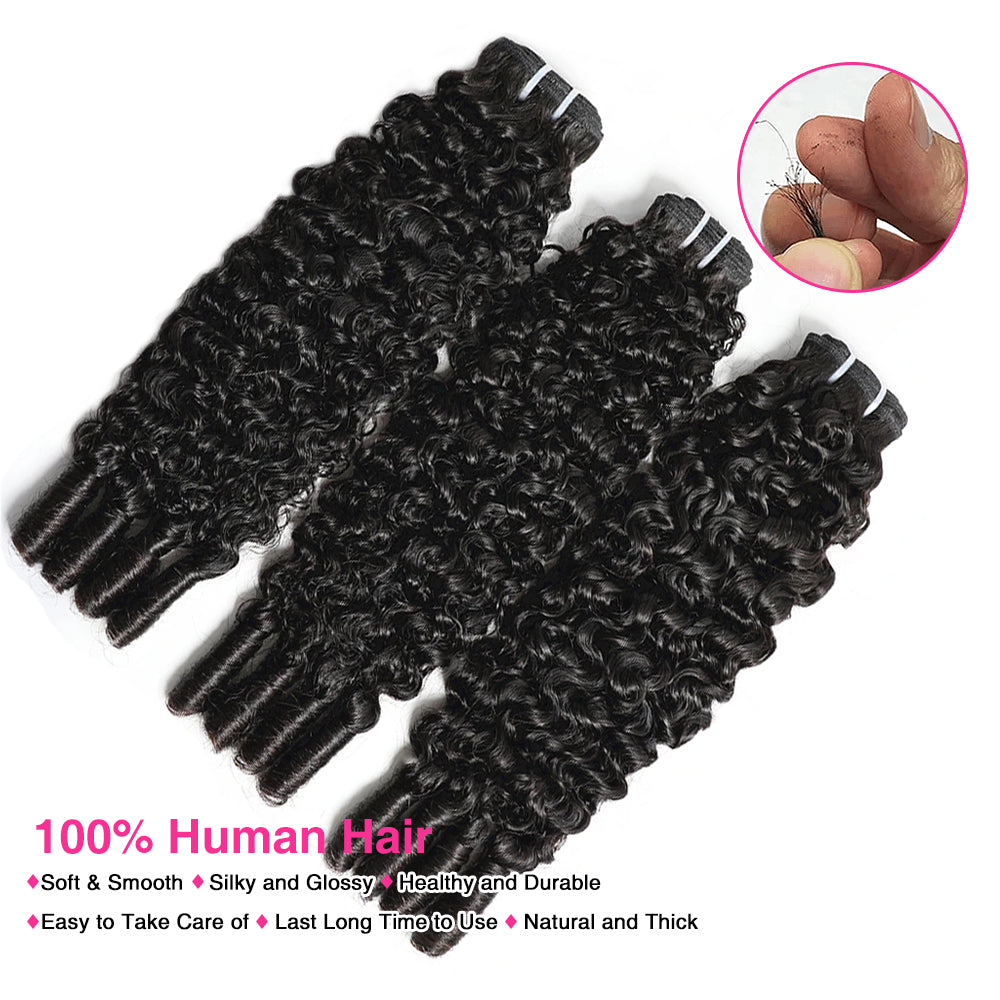 Raw Burmese Curly Bundles High Quality 100% Human Hair Sterly Hair