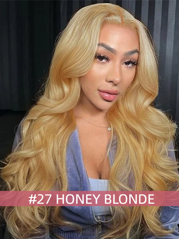 #613 Blonde 13x6 Full Frontal Lace Body Wave Human Hair Wigs Breathable Wig Sterly Hair Blonde Magic - sterlyhair