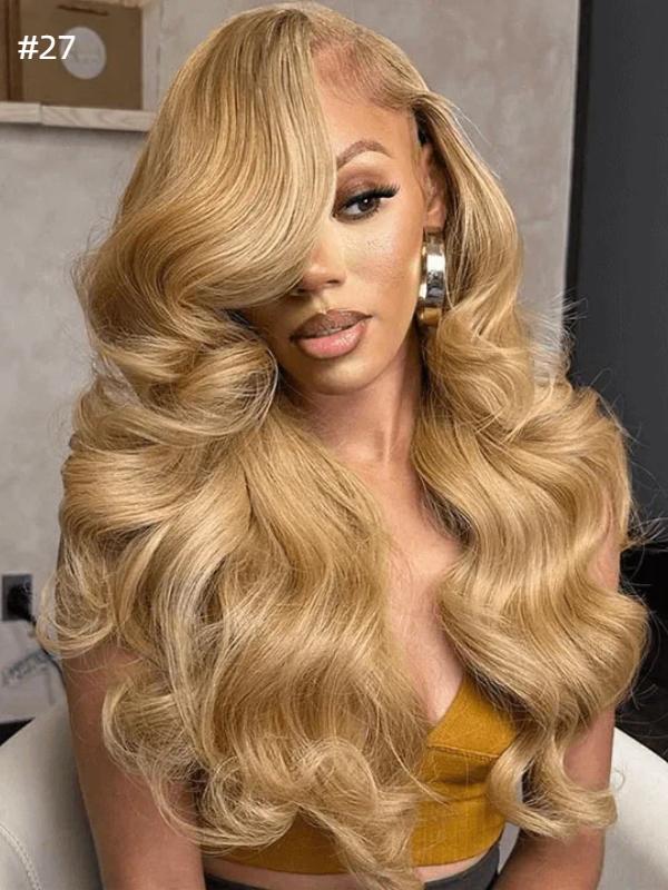 #613 Blonde 13x6 Full Frontal Lace Loose Body Wave Wigs Blonde Magic - sterlyhair