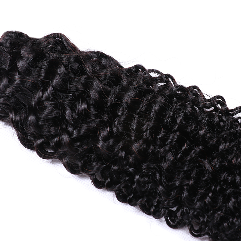Sterly Raw Curly Bundles With 13X6 Lace Frontal Human Hair Bundles With Frontal