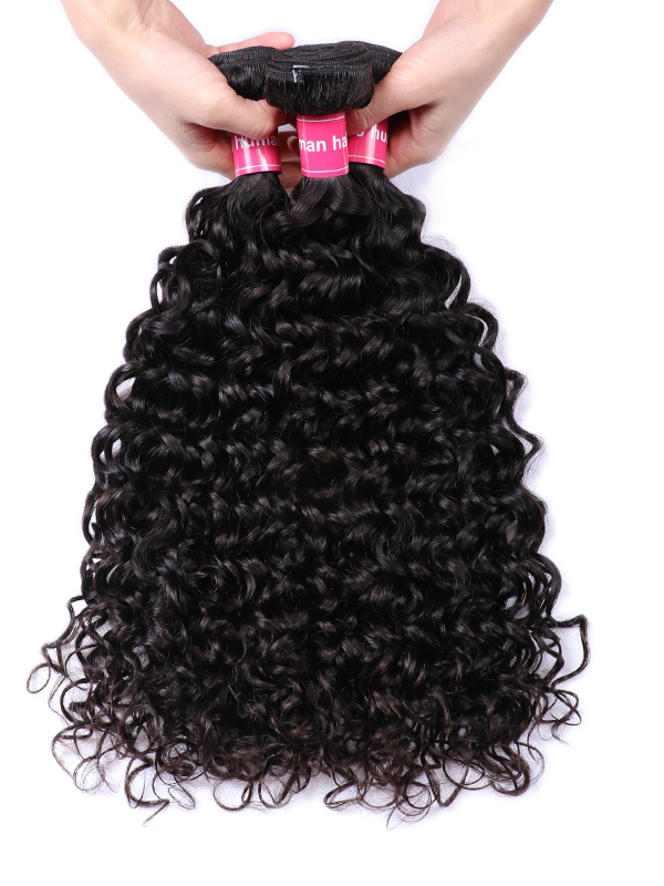 12A Bundles With Closure | Water Wave 3 Bundles Virgin Human Hair With 4×4 Lace Closure - sterlyhair