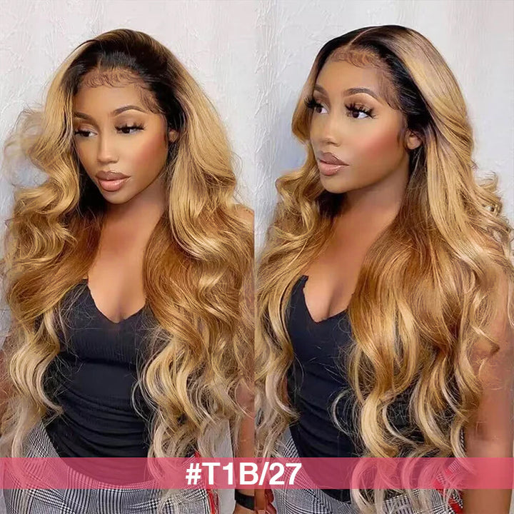 Glueless V Part Body Wave Wigs Beginner Friendly Thin Part Drawstring Wig - sterlyhair