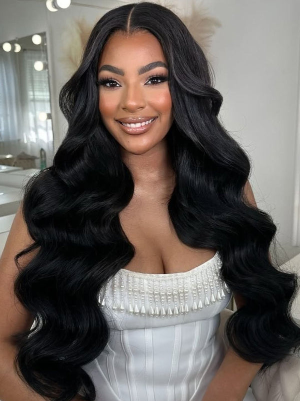 9×6 Lace Pre Everything Loose Body Wave Wig Glueless Invisible Lace Wig Breathable Air Cap - sterlyhair