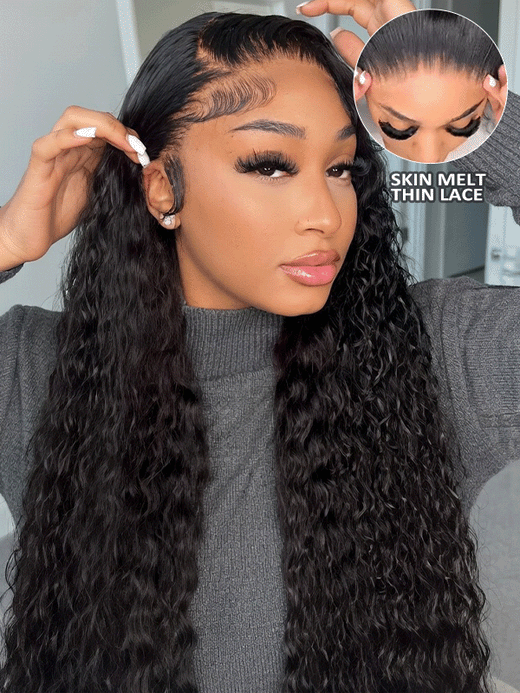 Affordable 16-34inch Sterly 13x6/7×6 Transparent Lace Deep Wave Front Wigs Natural Color - sterlyhair