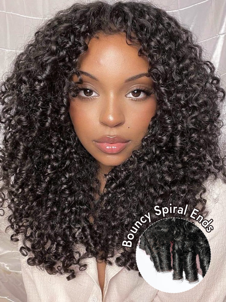 TikTok Hot | Wear Go 7x6 Burmese Curly Wave Glueless Texture Premium Hair Wig With Finger Coil Ends - sterlyhair