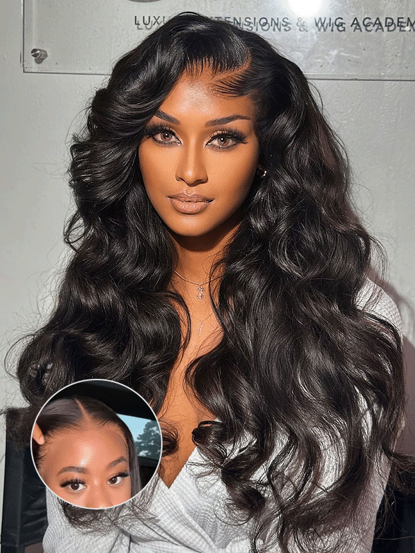 Raw Hair Wig | 13x6 HD Lace Full Frontal Wig Undetactable HD Lace Body Wave Human Hair Wig - sterlyhair