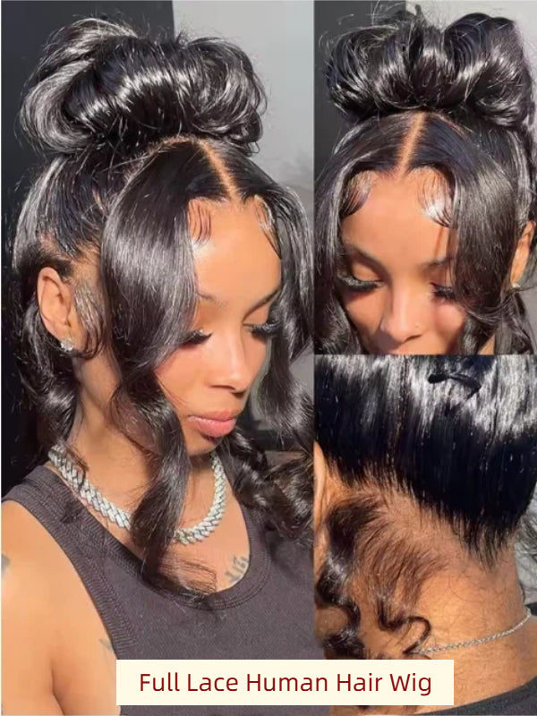 Body Wave Transparent Full Lace Human Hair Wig Sterly 100% Human Hair Wigs - sterlyhair