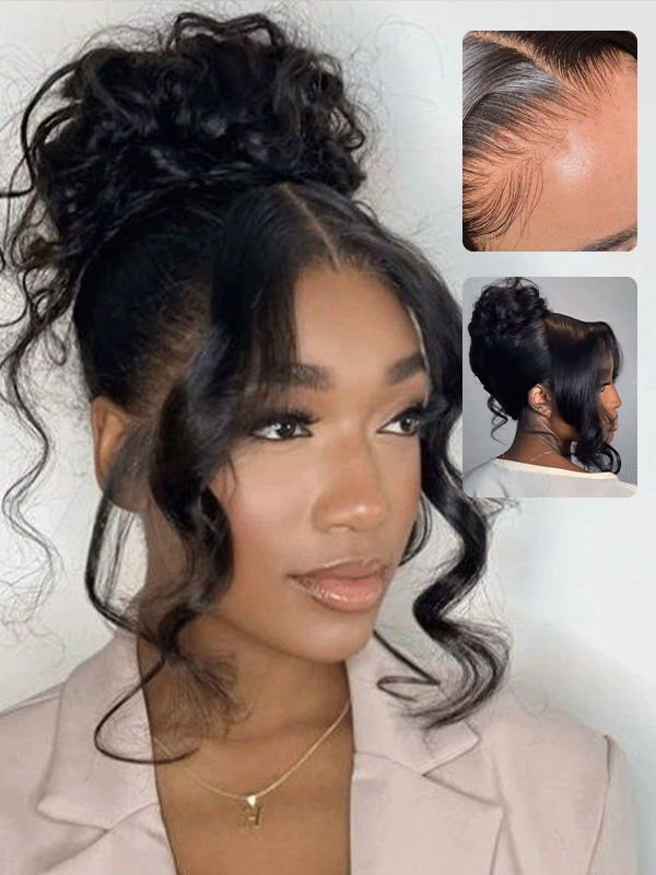 Body Wave Transparent Full Lace Human Hair Wig Sterly 100% Human Hair Wigs - sterlyhair
