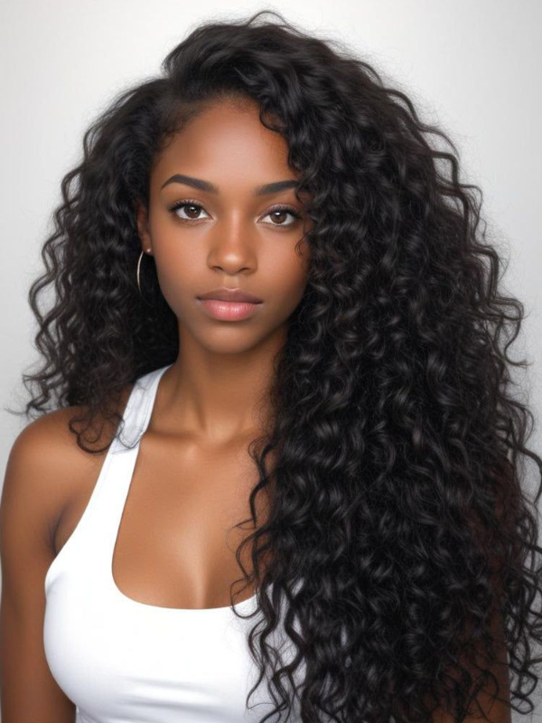 Brazilian Super Double Drawn Loose Deep Wave Human Hair Wigs 13×6 Lace frontal Wig Raw Cuticle Aligned - sterlyhair