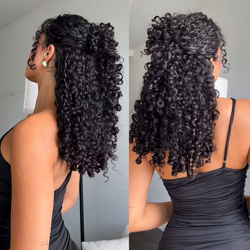 13×6 Lace Burmese Curly Wig Premium Super Double Drawn Wig Natural Color / Chocolate Brown