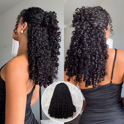 250% Density Super Double Drawn 13×6 Lace Burmese Curly Wig Premium Natural Color / Chocolate Brown - sterlyhair