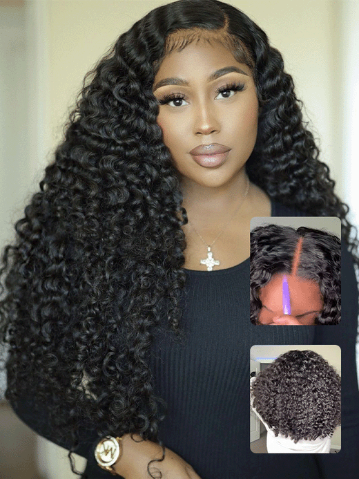 Raw Hair Wig | Burmese Curly Wig 7×6 / 13×6 Undetactable HD Lace Human Hair Wig - sterlyhair