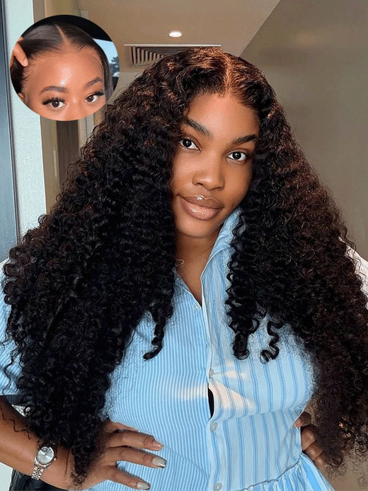 Raw Hair Wig | Burmese Curly Wig 7×6 / 13×6 Undetactable HD Lace Human Hair Wig - sterlyhair