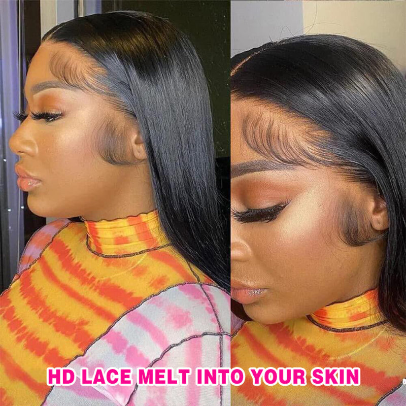 Silky Straight Real HD Lace Wig Glueless 7×6 / 13×6 Ready To Go Human Hair Wig - sterlyhair