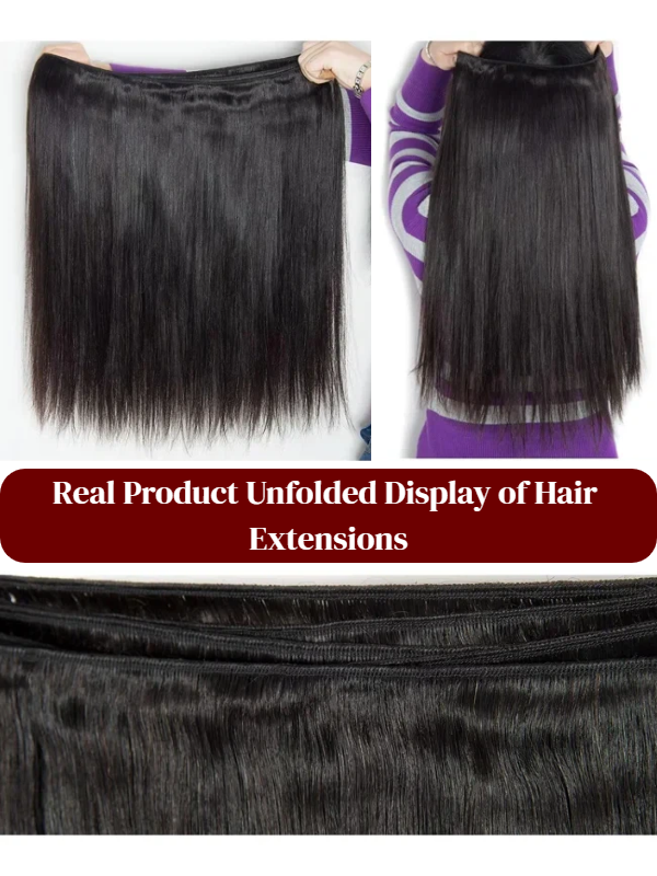 High Quality Double Drawn Raw Virgin Cuticle Aligned Straight Human Hair Bundles - sterlyhair