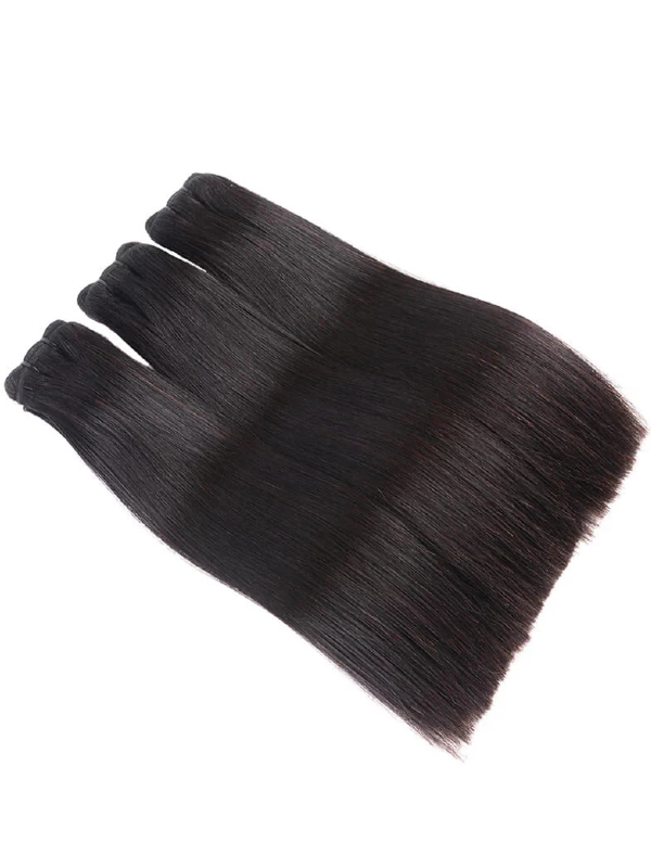 High Quality Double Drawn Raw Virgin Cuticle Aligned Straight Human Hair Bundles - sterlyhair