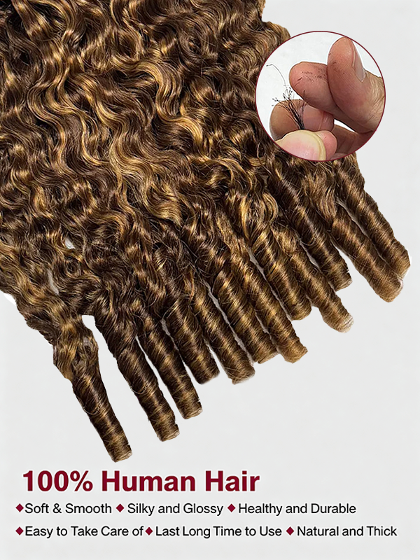 Highlight Color #4/27 Raw Burmese Curly Bundles 100% Human Hair Bundle Sterly Hair