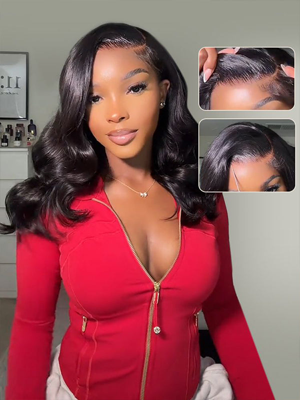 220% Density Layered Cut Trendy C Part Body Wave Wig Human Hair Wigs Sterly Hair - sterlyhair