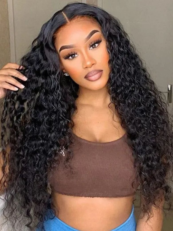 TikTok Hot | Affordable Glueless V Part Curly Wig No Leave Out No Sew In Human Hair Wigs