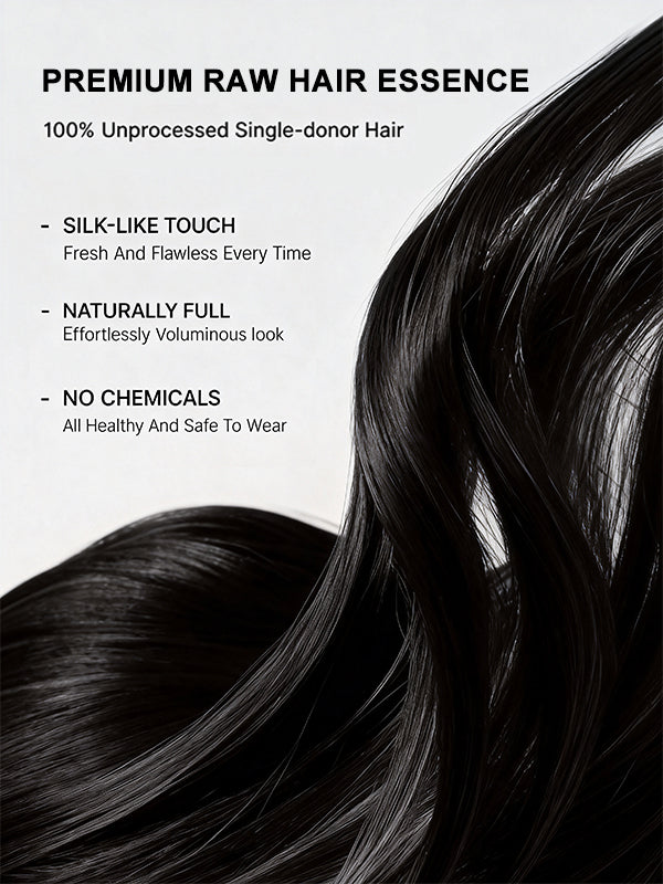 Raw Hair Wig | 13x6 Full HD Lace Frontal Wig Undetactable BlendAway 9x6 HD Lace Straight Human Hair Wig - sterlyhair