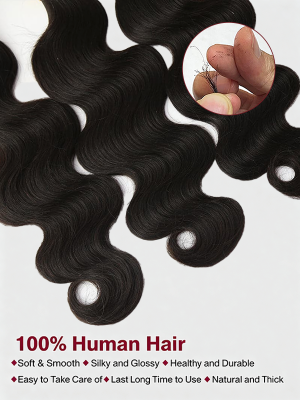 Raw Body Wave Bundles High Quality 100% Human Hair Cuticle Aligned - sterlyhair