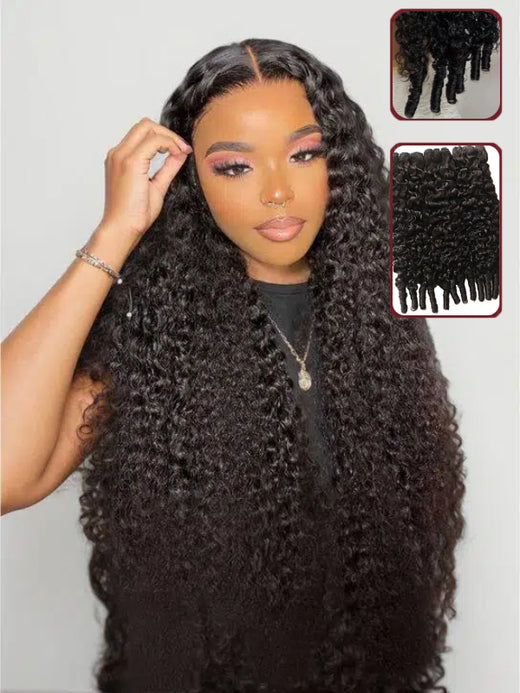 Raw Burmese Curly Bundles High Quality 100% Human Hair Sterly Hair - sterlyhair