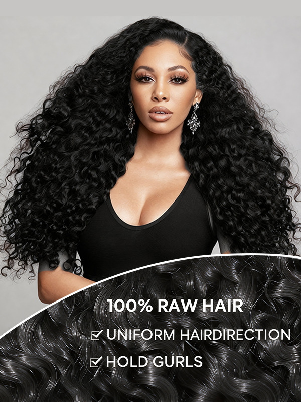 Raw Burmese Curly Bundles High Quality 100% Human Hair Sterly Hair