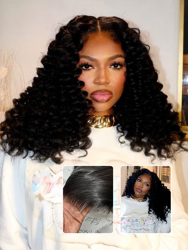 Raw Hair Wig | Sterly Bouncy Wand Curly Wig 7×6 / 13×6 Undetactable HD Lace Human Hair Wig - sterlyhair