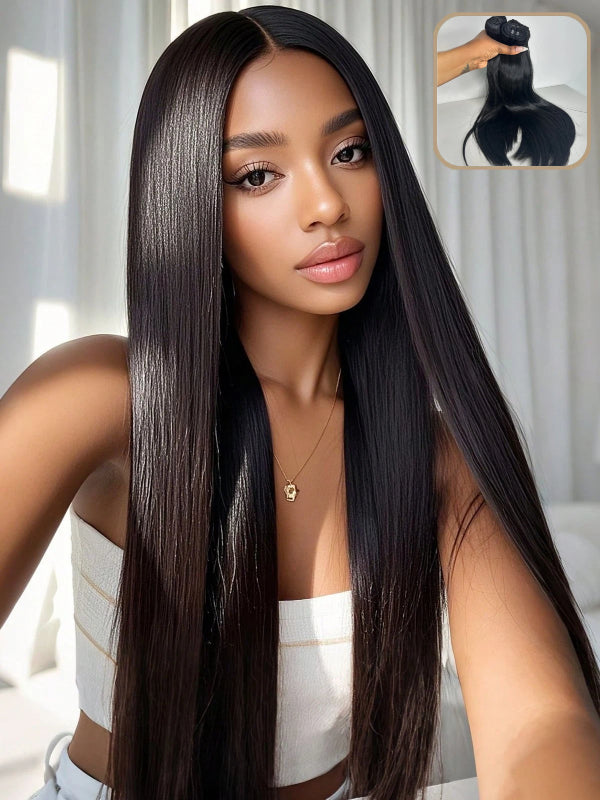 Raw Straight Human Hair Bundles High Quality Virgin Cuticle Aligned - sterlyhair