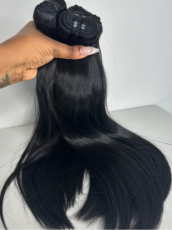 Raw Straight Human Hair Bundles High Quality Virgin Cuticle Aligned - sterlyhair